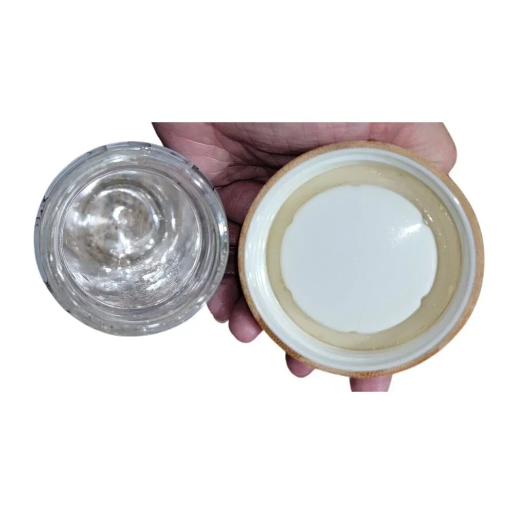 Glass Water Bottle With Bamboo Lid & Floral Design - Picture 7 of 7